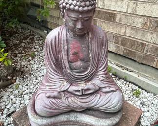 Concrete Panda Garden Statue second image