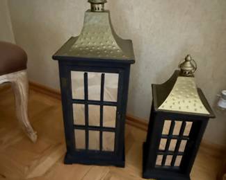 Set of Two Decorative Lanterns