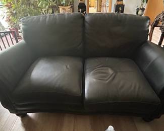Marshall Fields Leather Sofa
