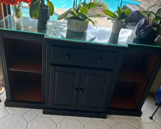 Homestyles Americana Black Bar with Storage second image