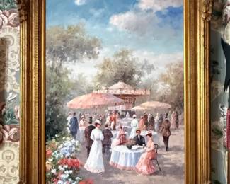 Charles Parker Carousel Oil Painting