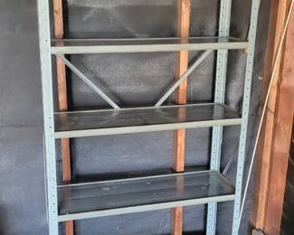 Multiple shelving units