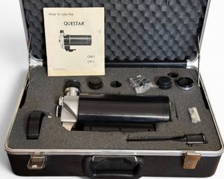 Questar QM-1 DR1 Quartz Long Distance Microscope (QTZ) β Complete w/ Original Case, Two Keys, Manual & Accessories β Tested & Operational