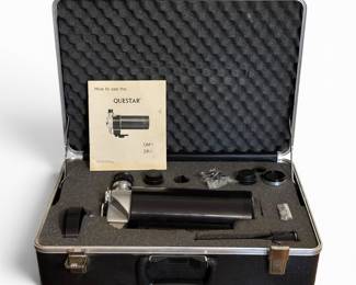 Questar QM-1 DR1 Quartz Long Distance Microscope (QTZ) β Complete w/ Original Case, Two Keys, Manual & Accessories β Tested & Operational