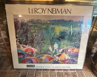 Leroy Neiman Arnie in the Rain Limited Edition Print