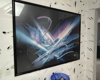 Abstract Mixed Media Wall Art