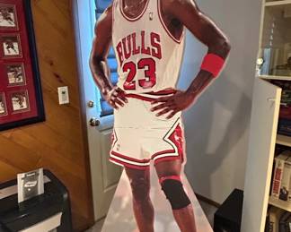 Michael Jordan Gatorade Hang Time Cardboard Standee