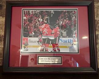 Chicago Blackhawks Stanley Cup Champions Framed Photo