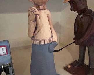 Vintage Golfer Figurine