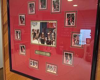 Chicago Bulls World Champions Framed Display with Trading Cards