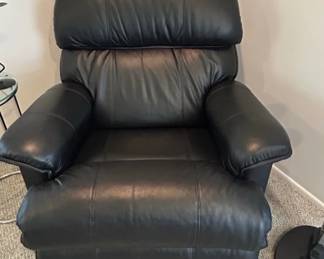 LaZBoy Black Leather Recliner