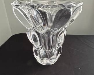 Art Vannes Crystal Vase
