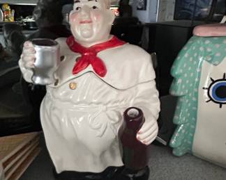 KMC Fat Chef Ceramic Cookie Jar