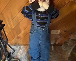 Vintage Time Out or Hide Seek Rag Doll Boy