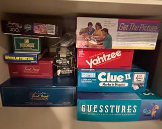 Collection of Vintage Board Games