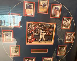 Chicago Cubs Central Division Wild Card Framed Display
