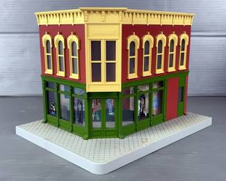 M.T.H. RailKing Electric Trains Railtown Building 3-Story Townhouse, Irish Brewing Co And Store Front 