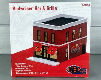 Lionel O Gauge Enjoy Budweiser Reefer, Anheuser Busch Cold Storage Car And Budweiser Bar & Grille, In Original Boxes