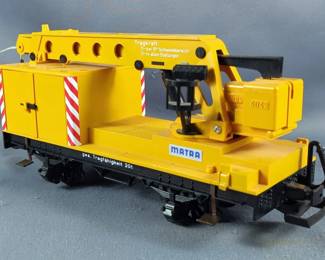 LGB Lehmann 4042 Matra Diesel Crane Car, In Original Box