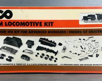 Tyco Prairie Locomotive And Tender Kit, New In Box 