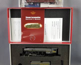 Broadway Limited Imports HO Scale Union Pacific Locomotive And Norfolk & Western K7 Stock Car, In Original Box