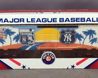 Lionel Major League Baseball New York Yankees 2016 Spring Training Boxcar, In Original Box 