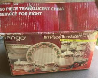 50 Piece Translucent China