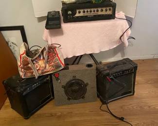 Bass Head, Two Guitar Amps, And More Gear