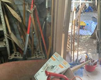 A Big Yard Tool Lot
