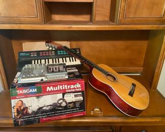 Multitrack Cassette Recorder, Suzuki Guitar, Yamaha Mini Keyboard And More