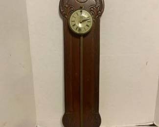 Vintage Replica German Anno 1750 Sawtooth Gravity Wall Clock