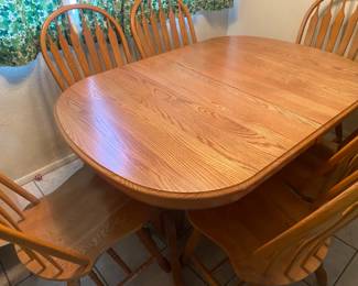 Light Oak Dining Table For Six