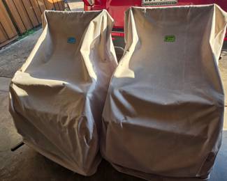 Patio rockers with covers
