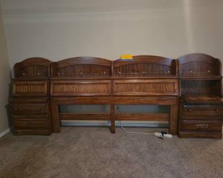 King size headboard & nightstands