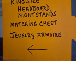 King size bedroom set
