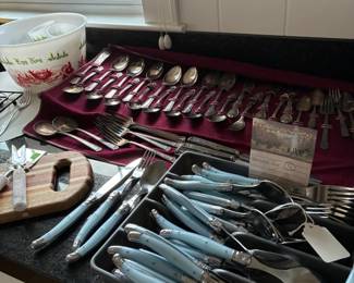 Jean Dubost Laguiole service, Silverplate service