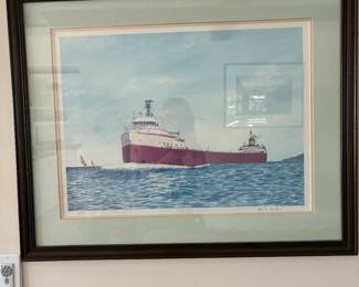 Edmund Fitzgerald framed print