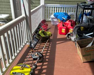decking outdoor washer, trimmer
