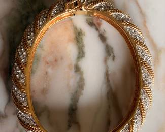 $195 Vintage Ciner Rhinestone Bangle~$195