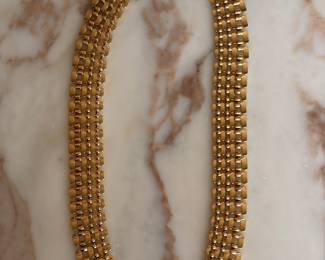 Vintage Costume Jewelry Panther Necklace~$150