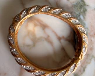 Vintage Ciner Rhinestone Bangle~$195
