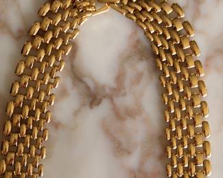 Vintage Costume Jewelry Panther Necklace~$150