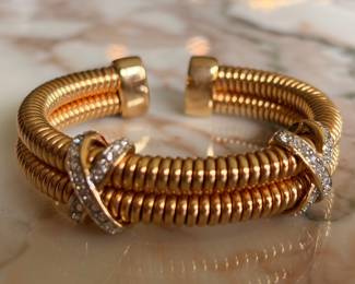 Vintage Double Row “X” Cuff~$295