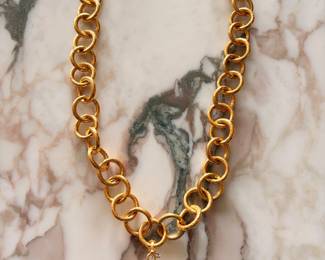 Elizabeth Locke 19kt Gold Necklace~ Can Be Sold Without Pendant