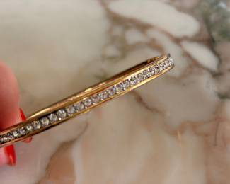Vintage Swarovski Crystal Bangle~$40