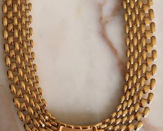 Vintage Costume Jewelry Panther Necklace~$150
