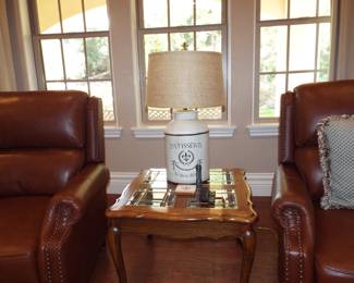 lamp and end table