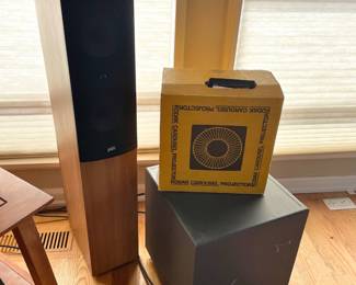 PSB Alpha Tower Speaker, Kodak Carousel Slide Projector