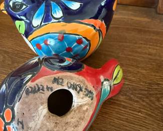 Talavera Pottery Bird Figurines