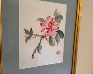 F. Harada Floral Watercolor